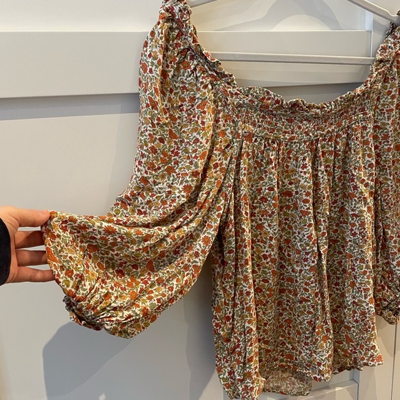 Wide neck boho top - Picture 3 of 5